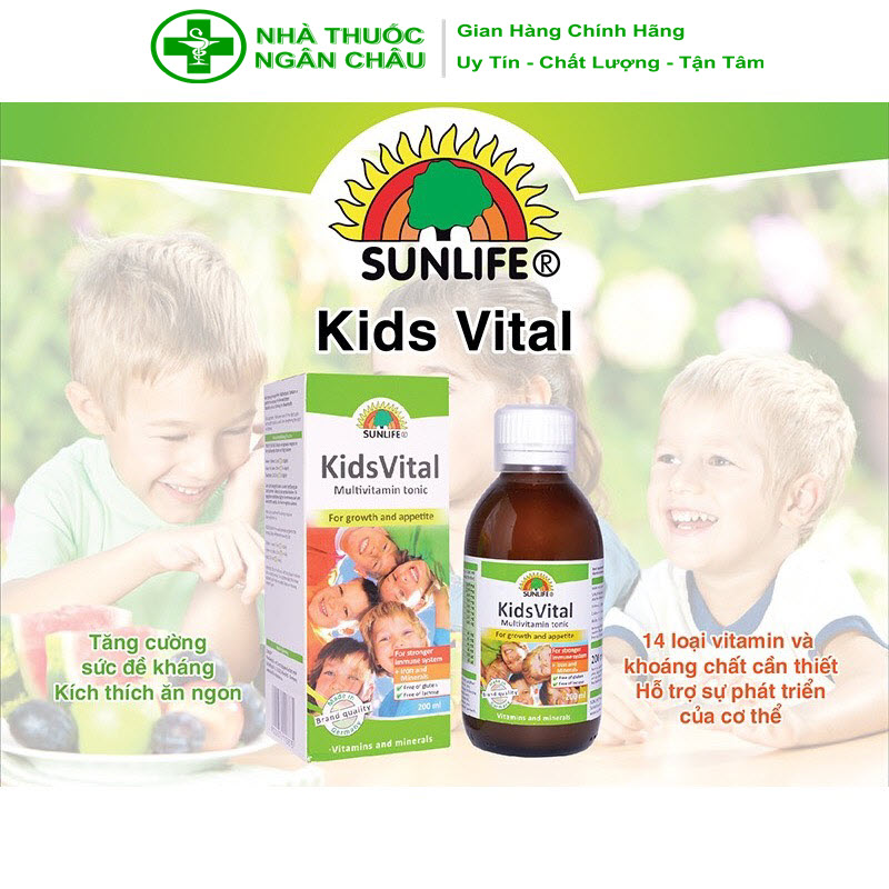 Siro Kids Vital Made in Germany - Bổ sung 14 loại vitamin & và khoáng chất