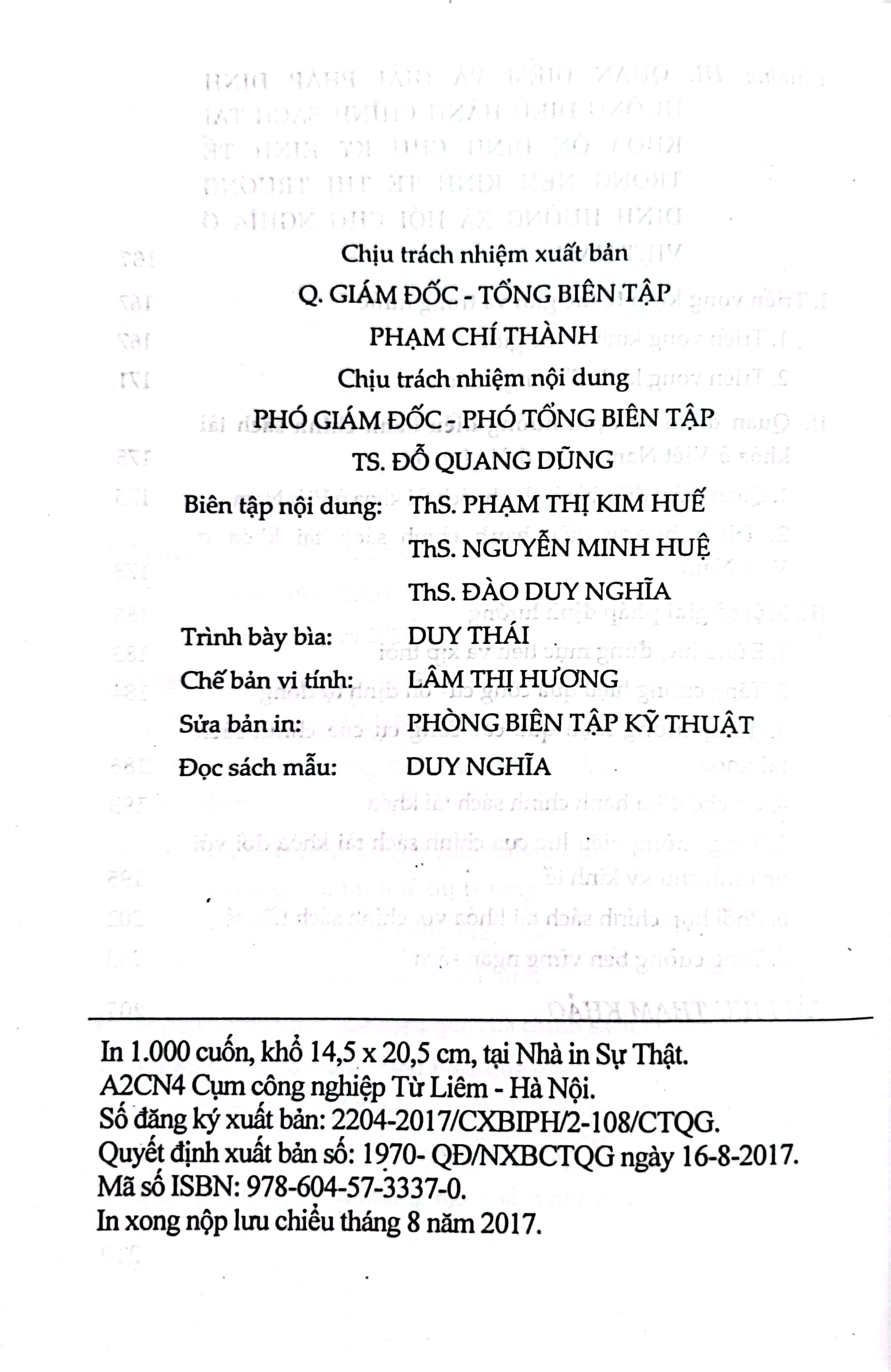 Chính sách tài khóa và chu kỳ kinh tế trong nền kinh tế thị trường định hướng xã hội chủ nghĩa ở Việt Nam