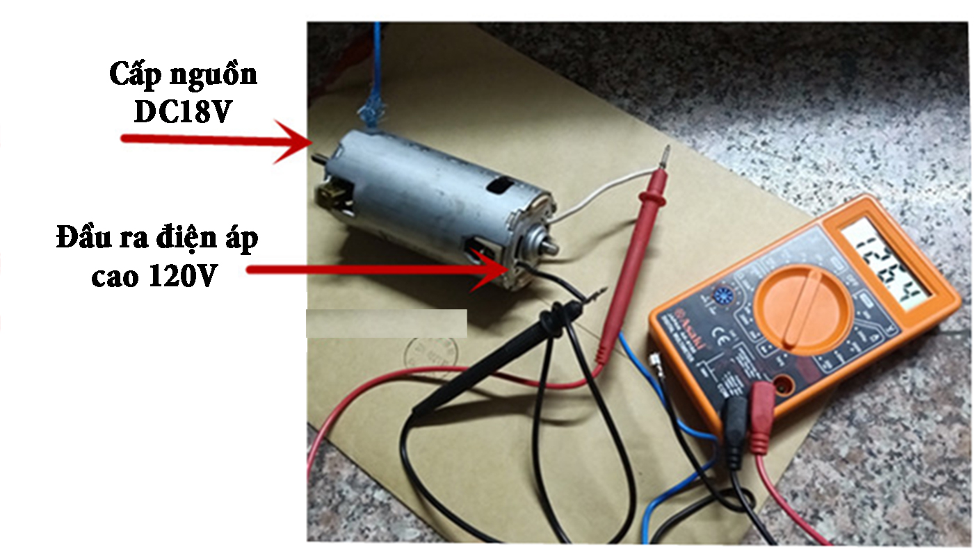 Mô tơ công suất cao 9912 điện áp kép chức năng máy phát điện tạo ra dòng điện 120V công suất 500W vòng quay 15000rpm