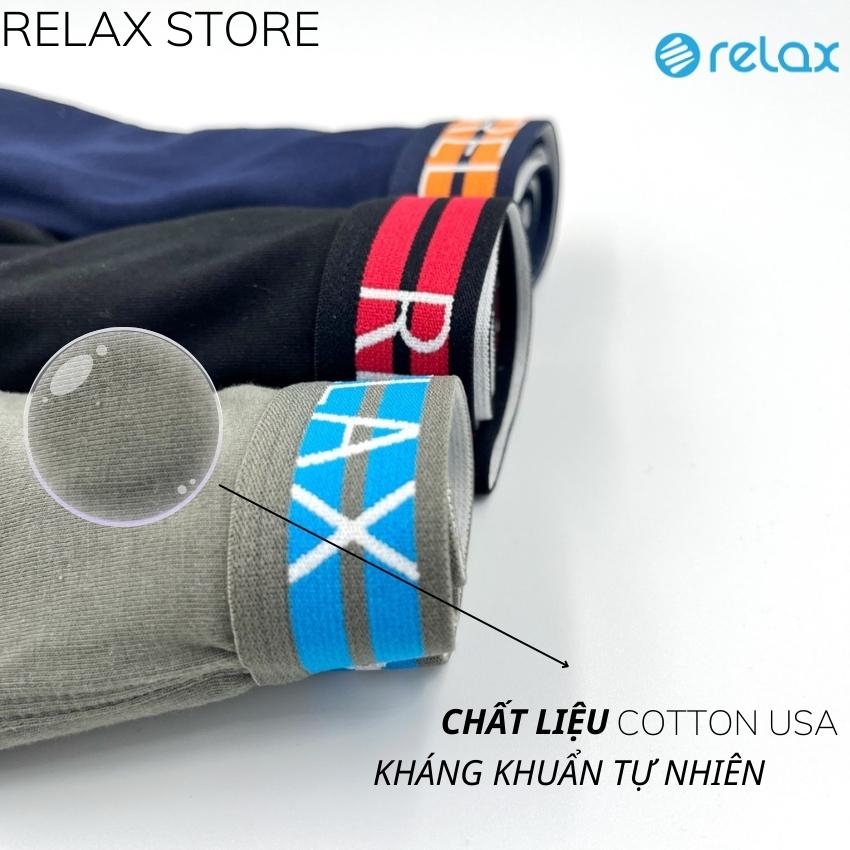 quần lót nam relax cotton cao cấp chính hãng, quần sịp đùi nam RLTK63