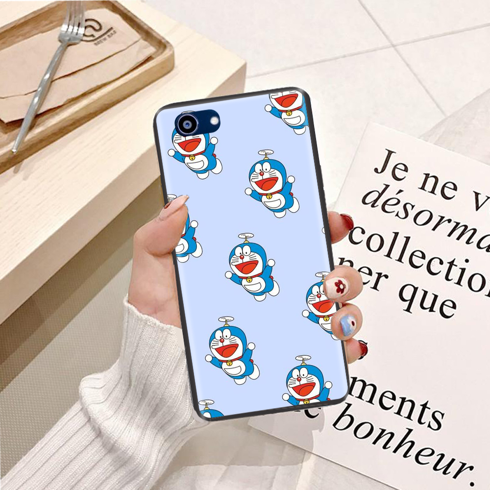 Ốp lưng điện thoại Realme 1 viền silicon dẻo TPU  hình Doremon Dễ Thương - Hàng chính hãng