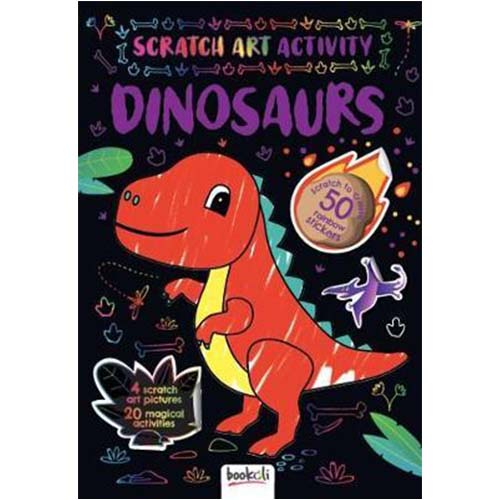 Scratch Art Activity: Dinosaurs