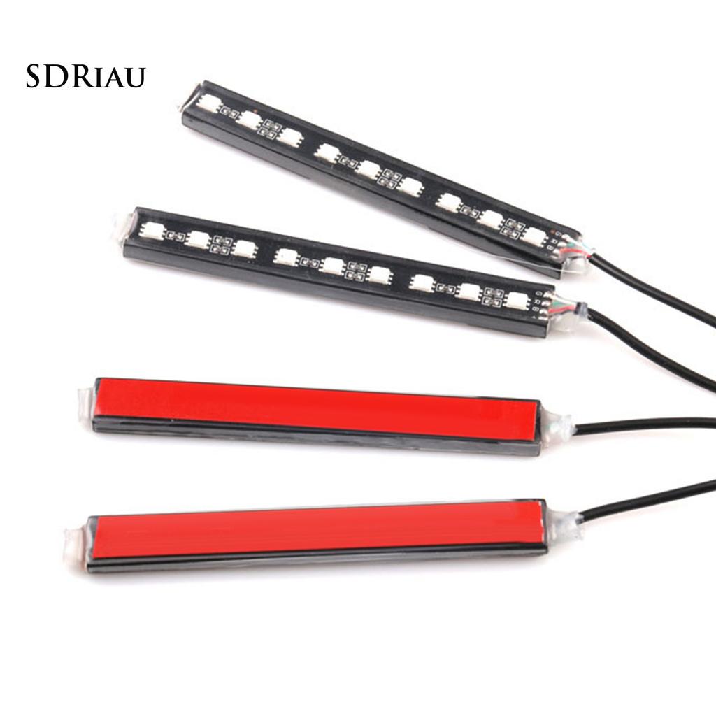 Dây Đèn Led Hai Mặt Chống Thấm Nước Trang Trí Nội Thất Xe Hơi