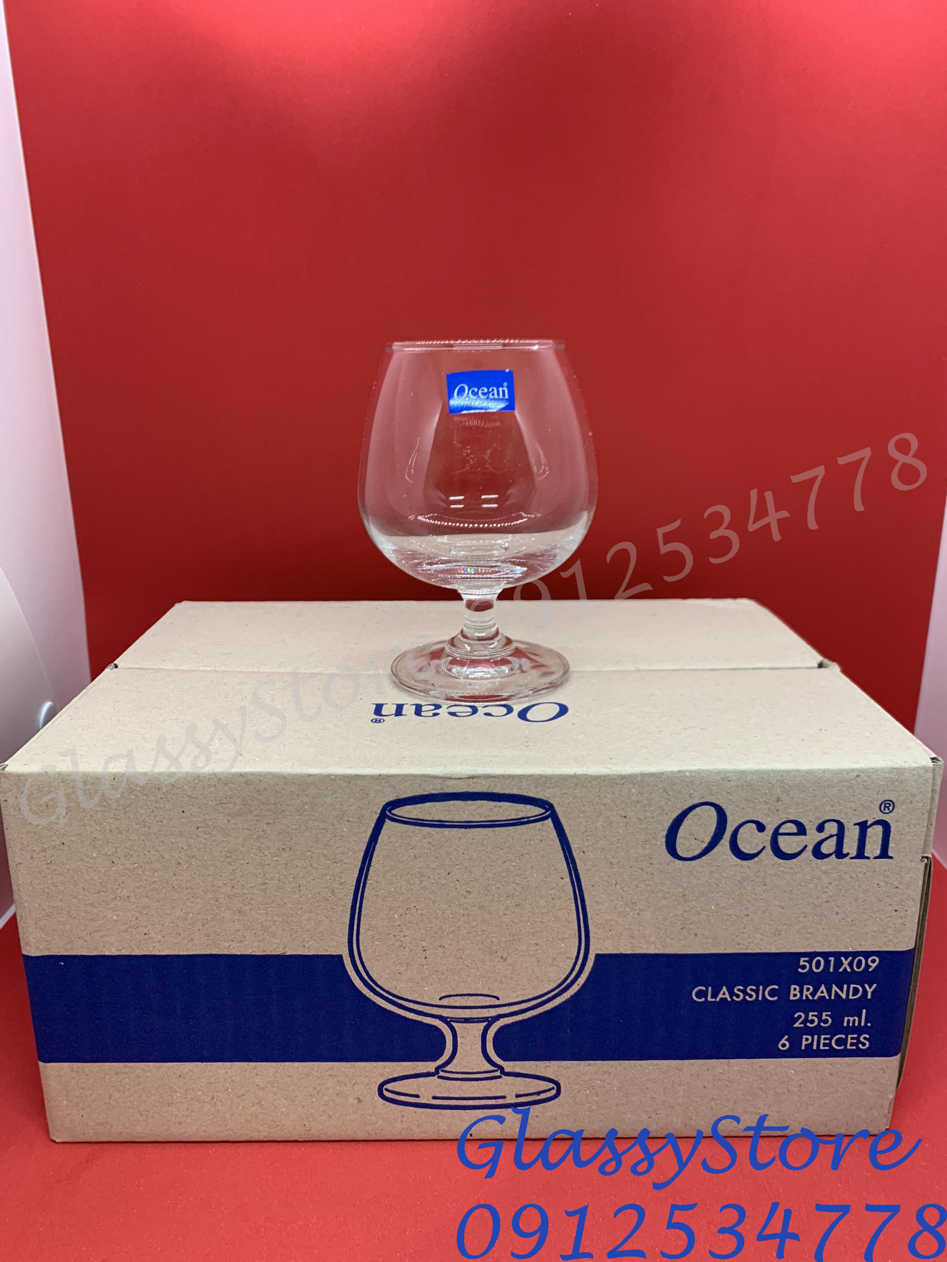 Ly rượu thủy tinh Ocean Classic Brandy 1501X09 / 1501X12 – Hàng chính hãng