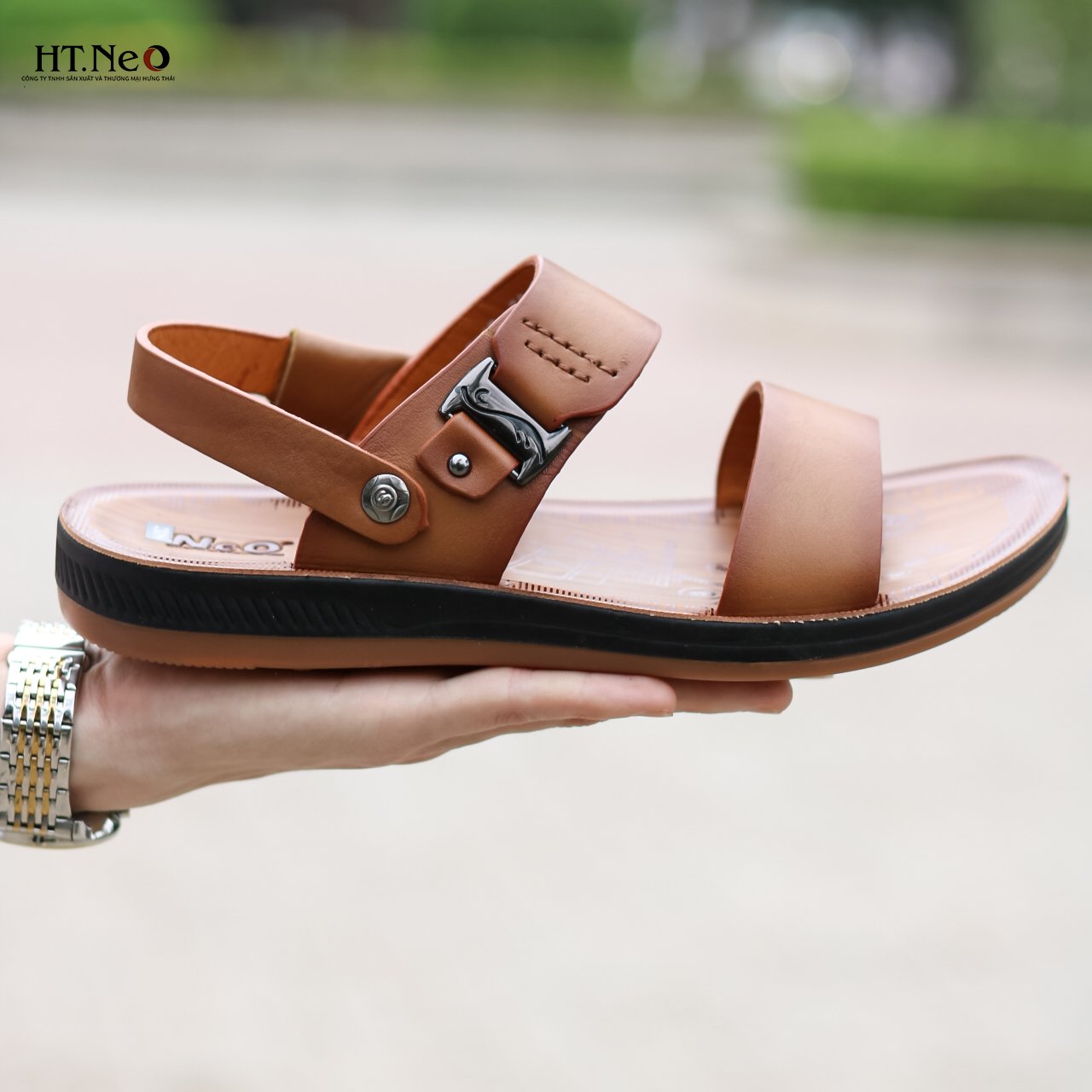 Sandal Nam Da Bò Cao Cấp SD80