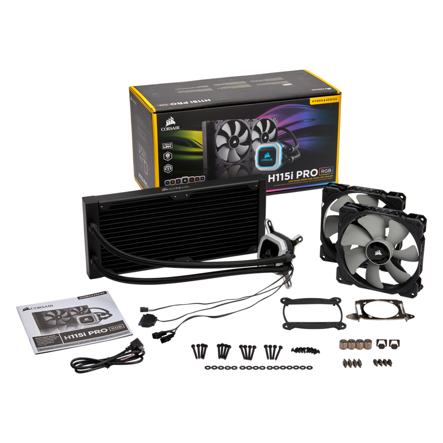 Tản Nhiệt Nước Corsair H115i Pro RGB - FAN 140mm CW-9060032-WW - Hàng chính hãng