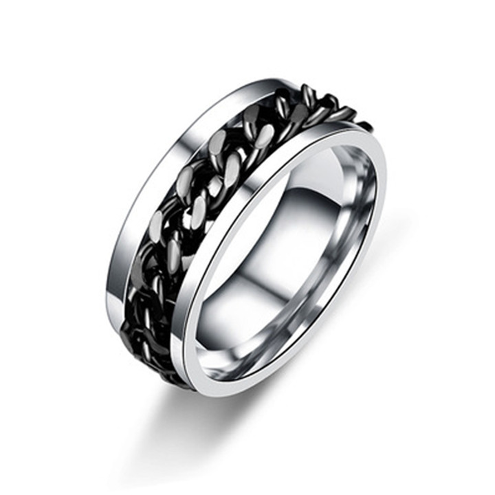 Nhẫn khui bia dây xích titan