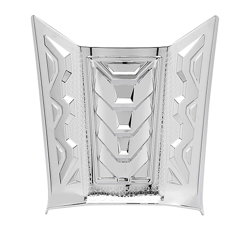 Ốp Nắp Xăng Cho Xe AirBlade 2020 Xi Mạ Crom MS2677 - Tặng Thêm 1 Móc Khóa Lò Xo Inox