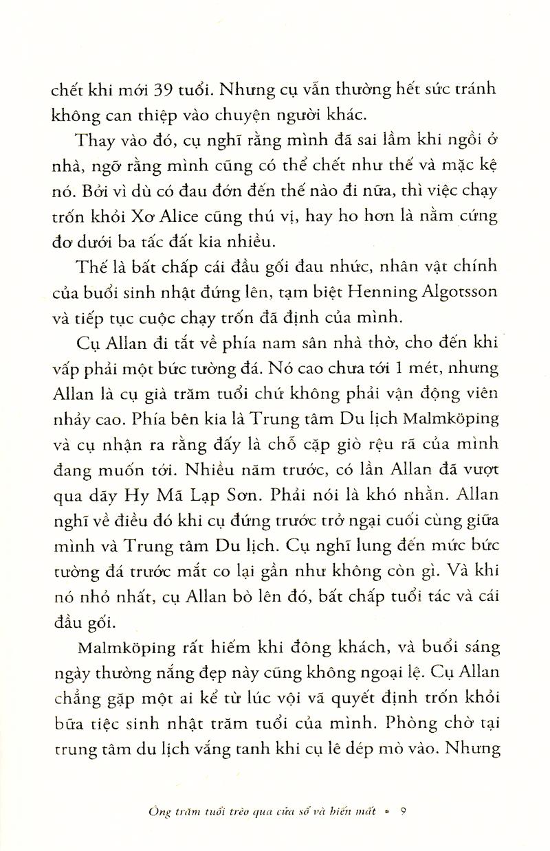 Ông Trăm Tuổi Trèo Qua Cửa Số Và Biến Mất