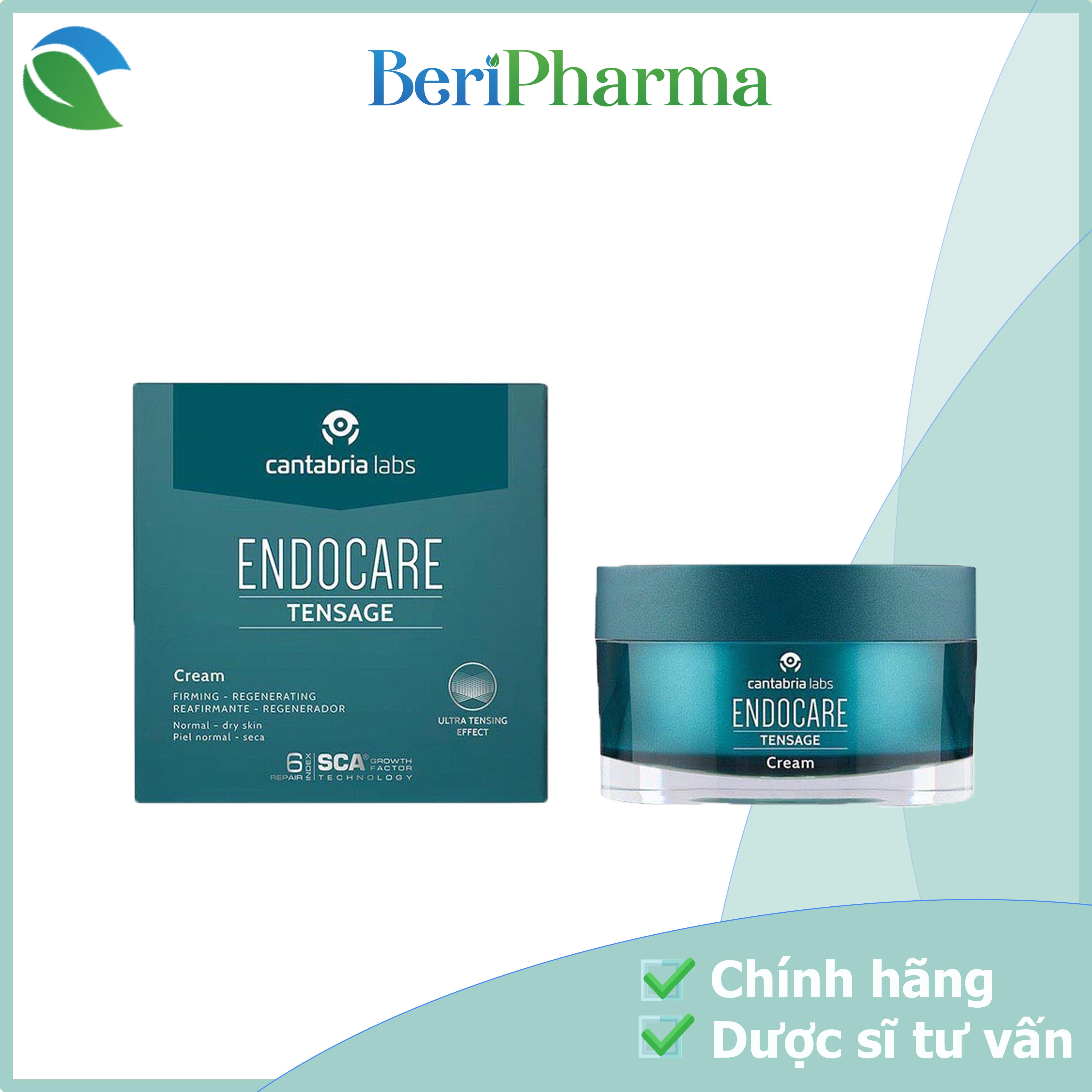 Kem phục hồi da hư tổn, làm mờ vết nhăn, làm đều mà da Endocare Tensage Cream 30ml ( Mẫu cũ )