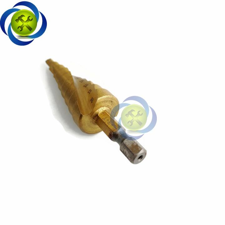 Mũi khoan tháp xoắn đuôi lục giác 4-20mm L+R+T LRT-KX02