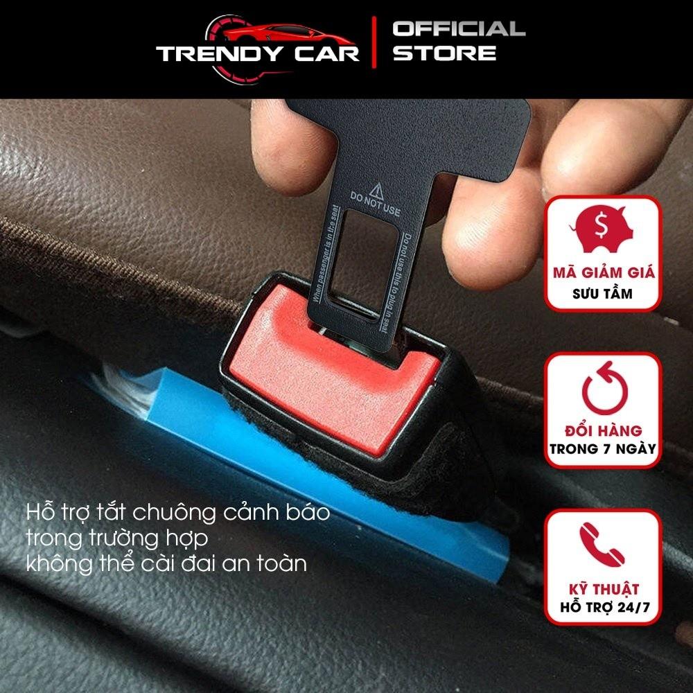 Đầu cắm khóa chốt cắm móc đai dây an toàn chống kêu xe ô tô bằng vật liệu Kim loại cao cấp bền đẹp sang trọng