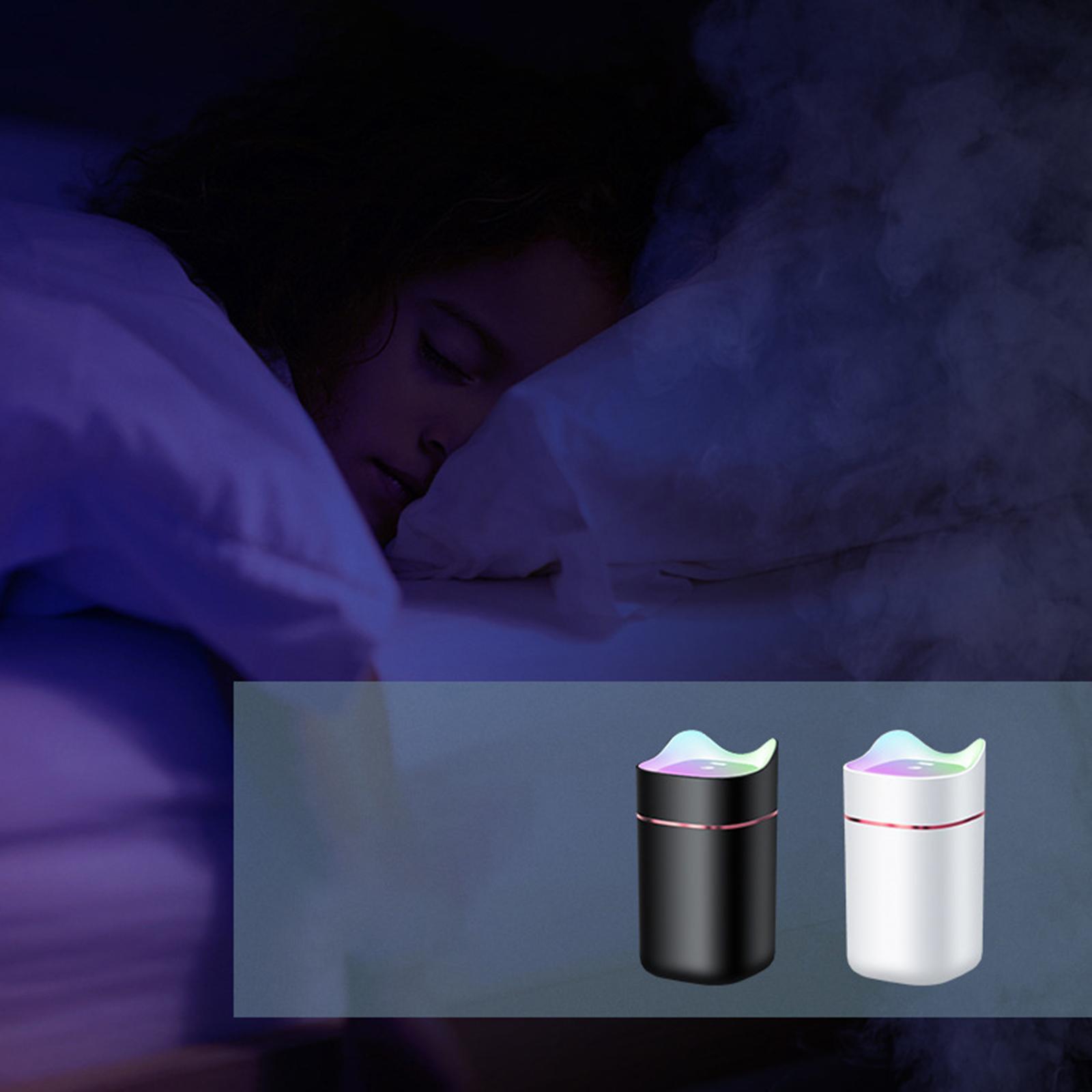 Desktop Humidifiers, 1.4L Air Humidifier, USB Cool Mist Sprayer with Night Light for Home, Office, Plants