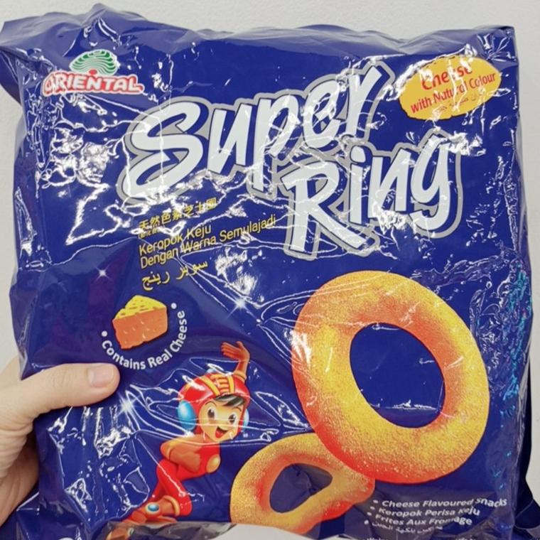 Bimbim Snack phô mai ăn vặt Super Ring túi 8 gói *14g An Gia Sweets &amp; Snacks