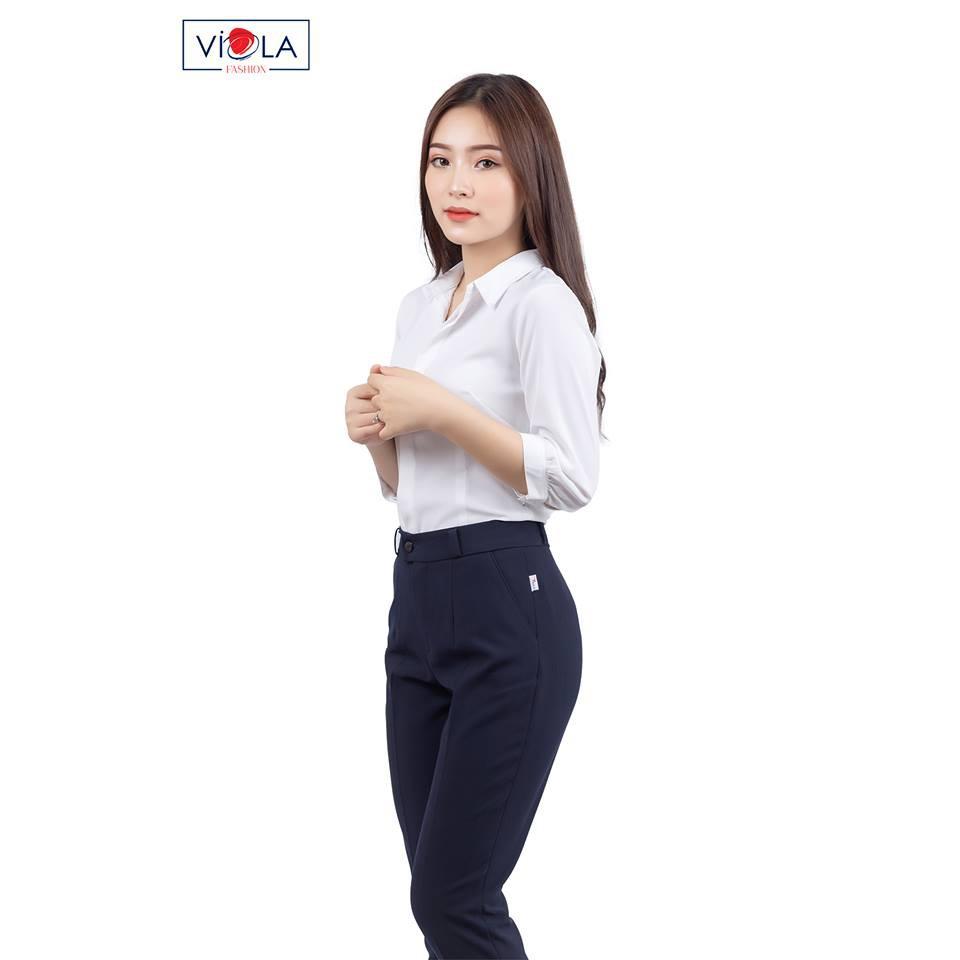 VIOLA- Quần Baggy công sở co giãn, siêu mềm, siêu mịn - Q1605