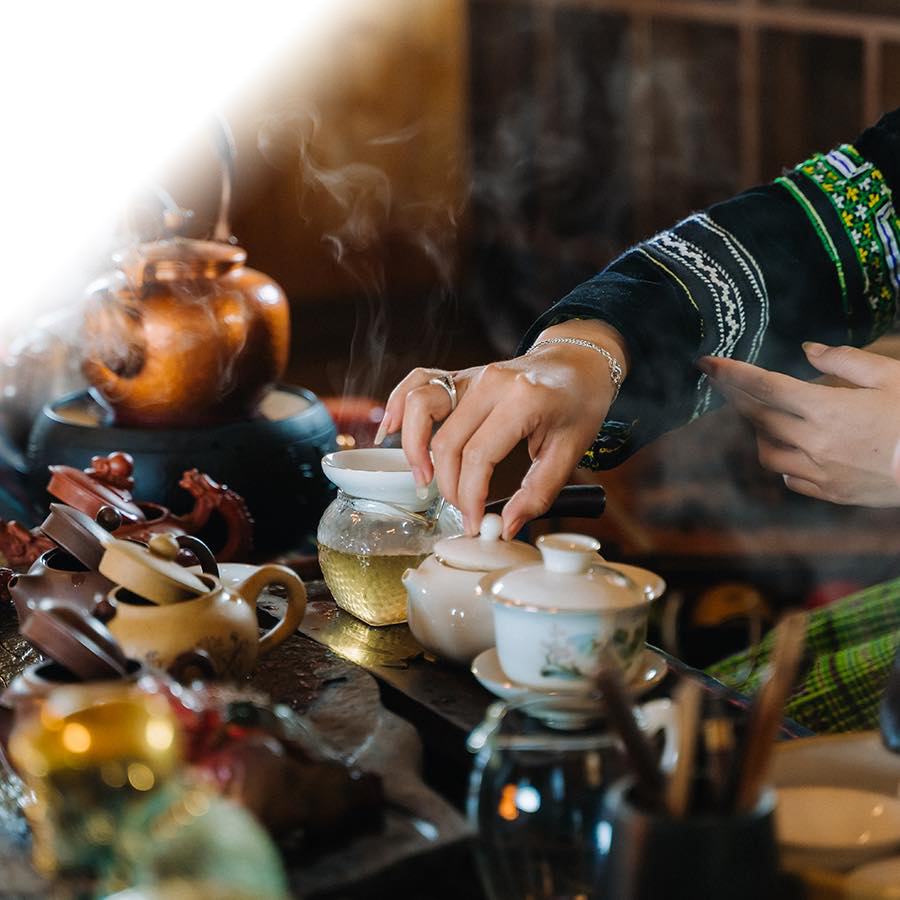 Lục trà Shan Tuyết cổ thụ Suối Giàng 300 Tuổi-Qtea-Hộp 200g