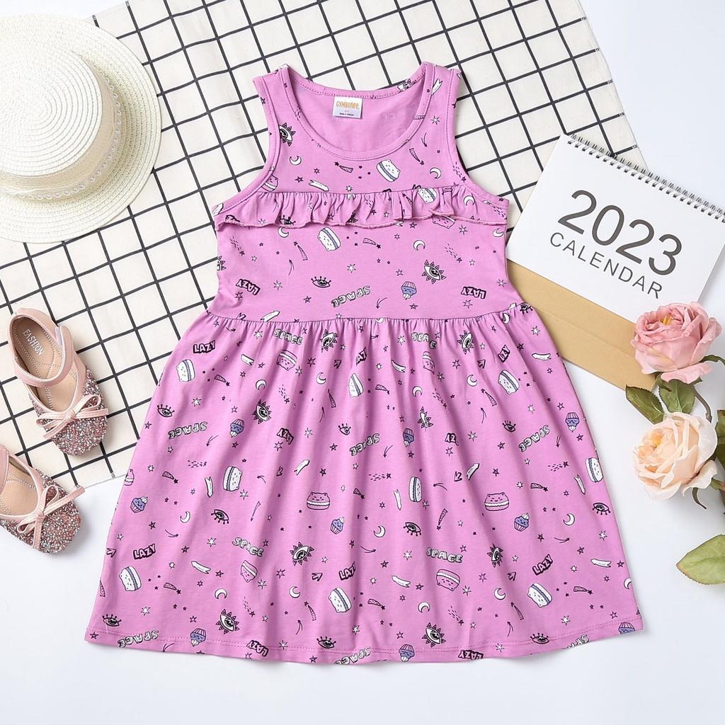 Váy gymboree bé gái size 16 tới 35kg chất thun cotton mặc hè thoáng mát