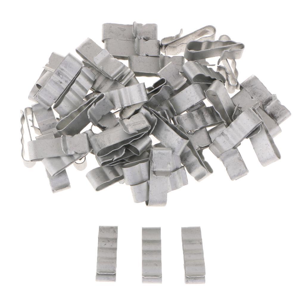 100 Pack Solar Panel Cable Clip Stainless Steel Clips PV Wire to Solar Panel
