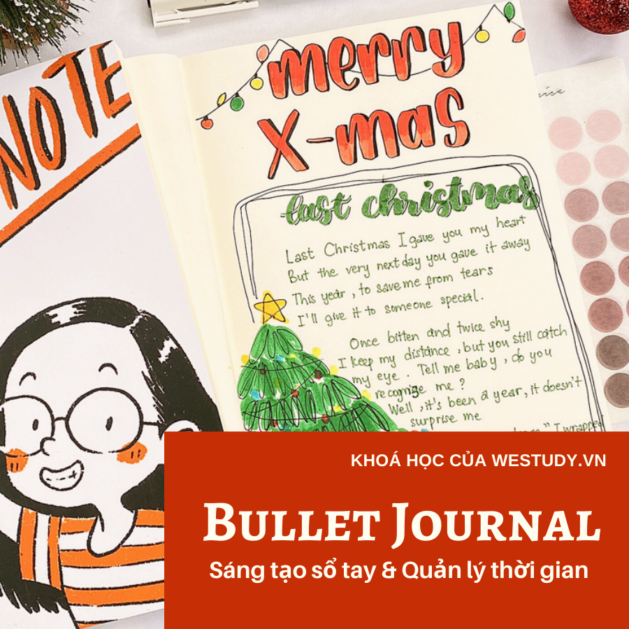 Hình ảnh WeStudy - Khóa học sáng tạo sổ tay bằng Bullet Journal