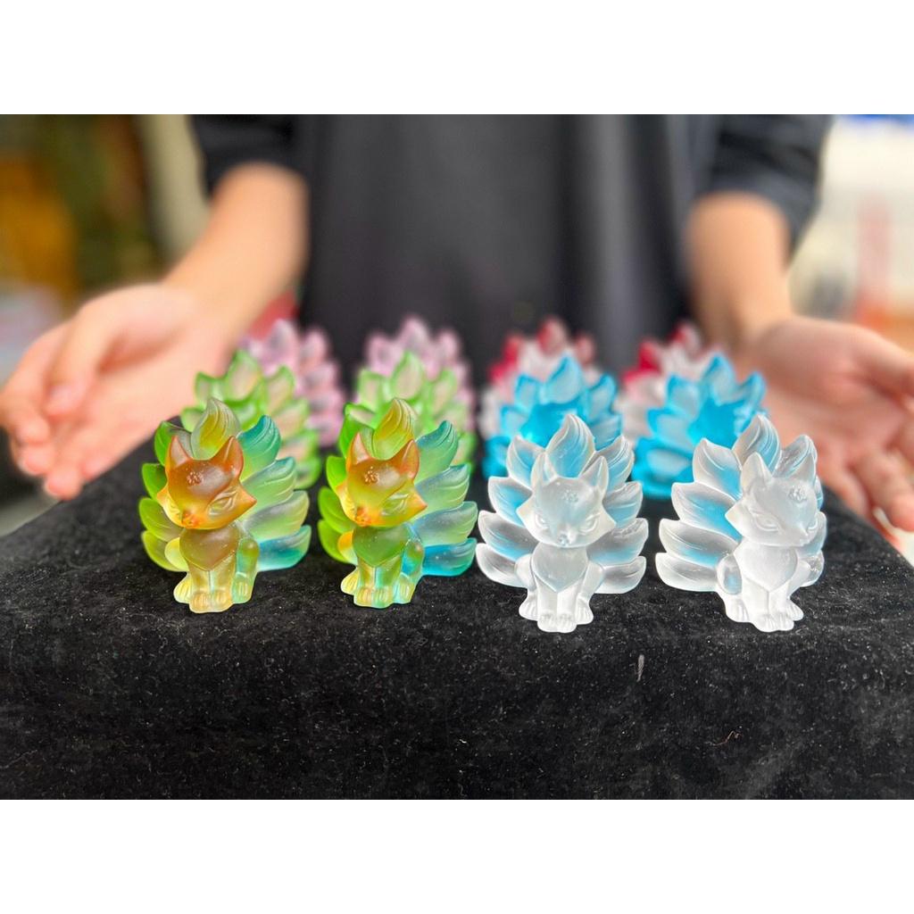 Tượng Hồ Ly Lưu Ly Cao Cấp - Size mini Siêu Xinh