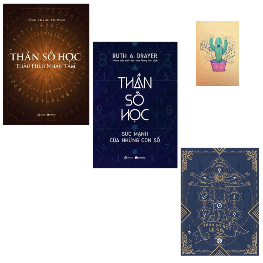 Combo Thần Số Học : Thấu Hiểu Nhân Tâm - Sức Mạnh Của Những Con Số và Thần Số Học Dễ Hiểu