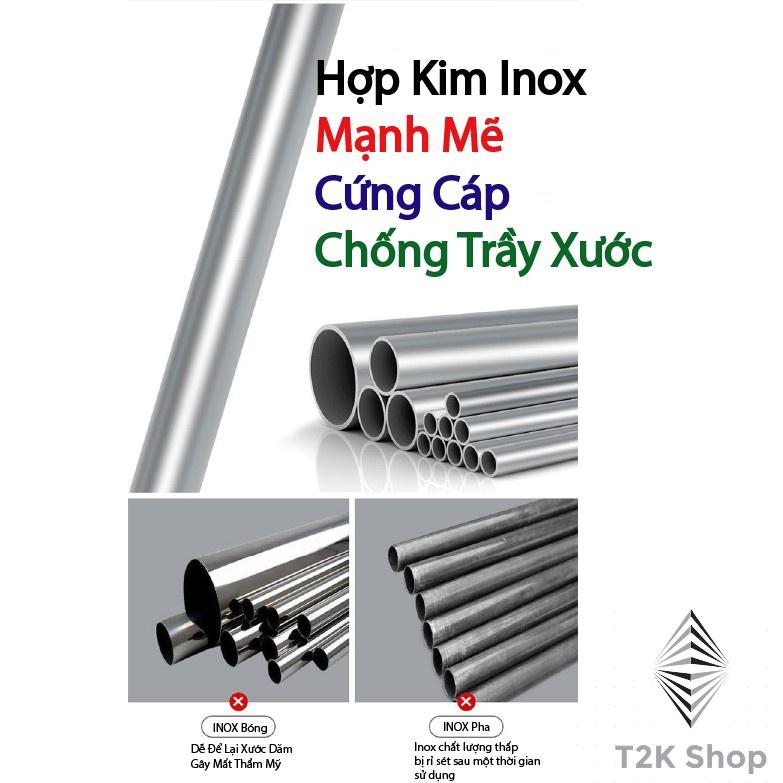 Chổi lau nhà quét nhà gạt nước thông minh thế hệ mới cán inox - T2K Shop