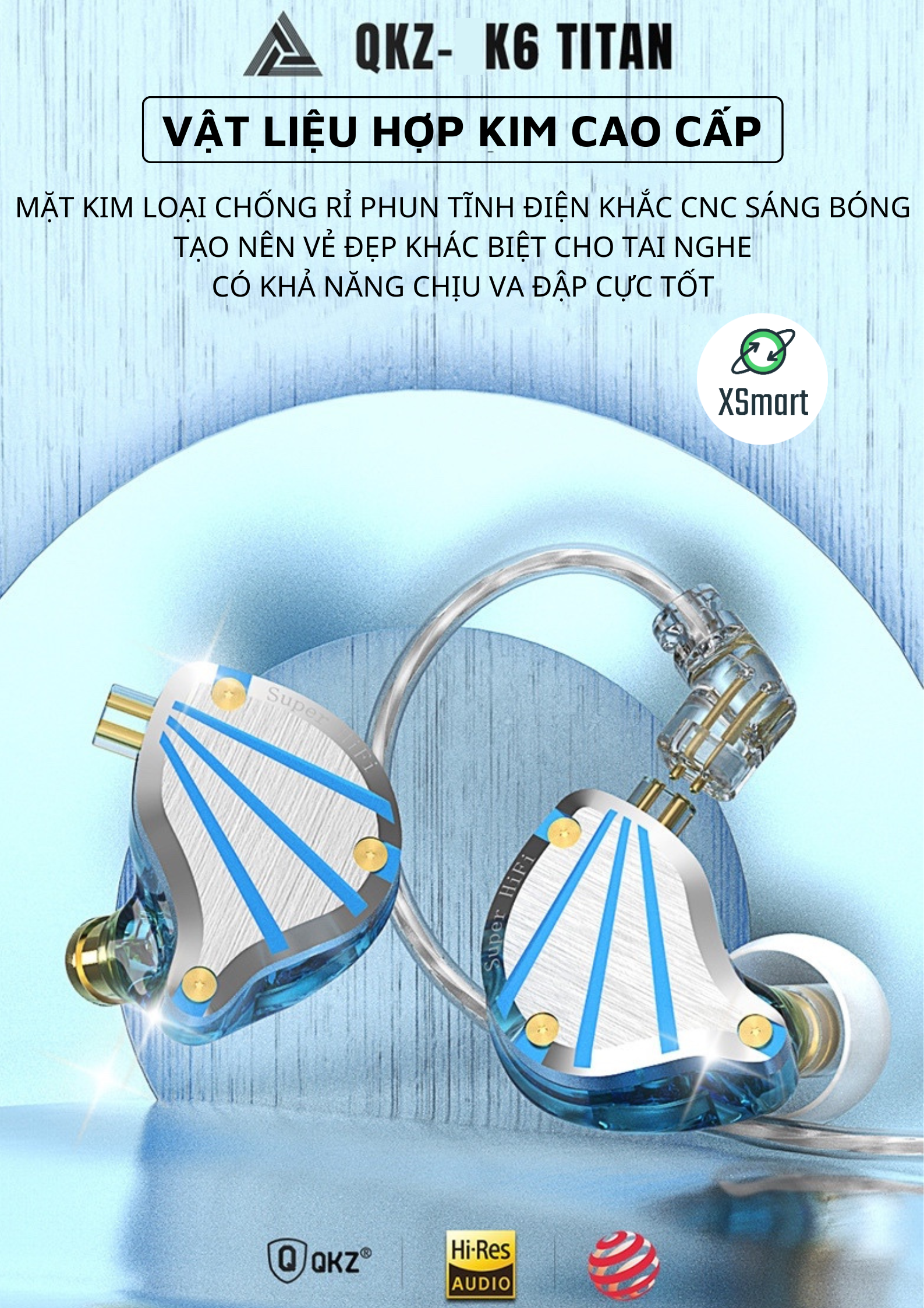 Tai Nghe Gaming Kim Loại Cao Cấp K6 Titan Pro Có Dây, Âm Bass Cực Êm, Âm Thanh Hifi Cực Chất, Nghe Nhạc - Chơi Game Đỉnh Cao -Hàng Chính Hãng