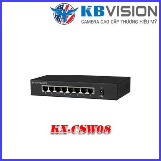 Switch Ethernet 8 cổng KBVISION KX-CSW08 - HÀNG CHÍNH HÃNG