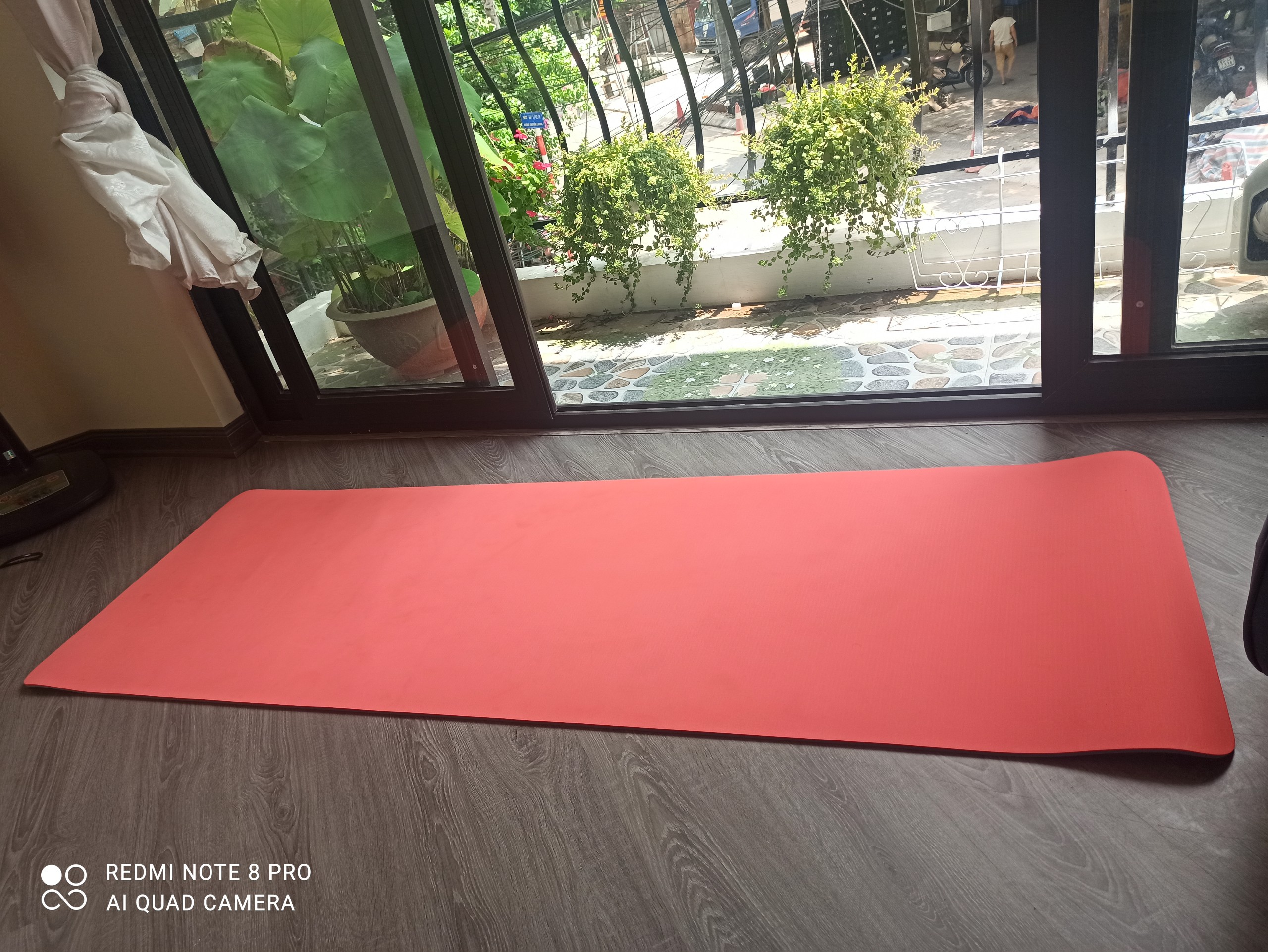 Thảm yoga TPE 2 lớp kích thước 183*61 độ dày 6mm