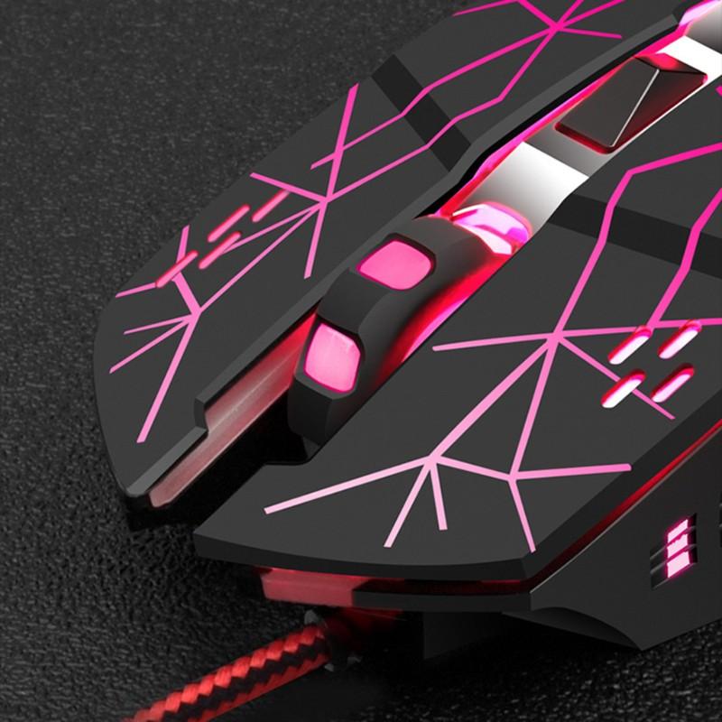 Chuột Chơi Game Có Dây Và Đèn Led Rgb 4000dpi
