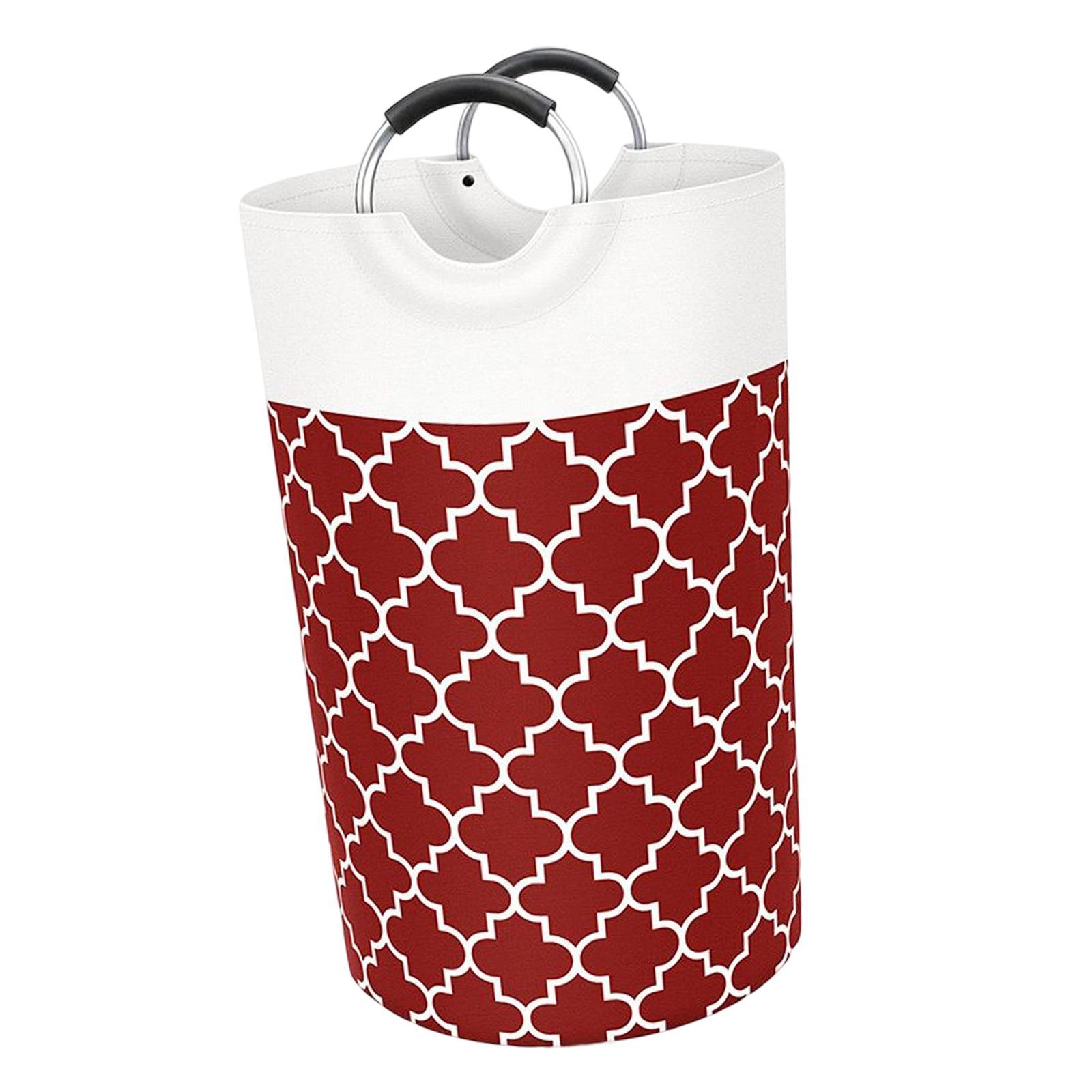 2Pcs Laundry Organizer Bag Storage Clothes Basket for