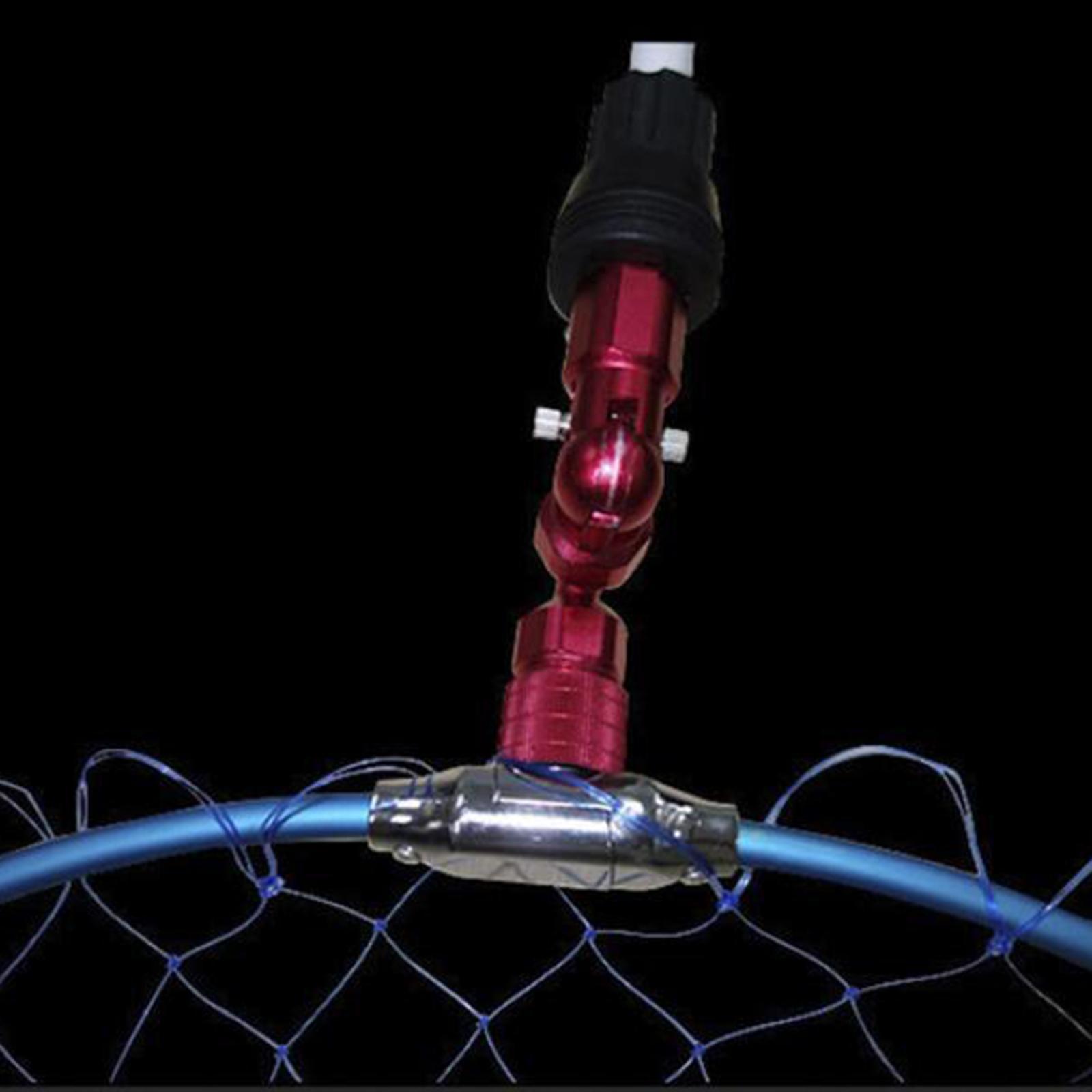 Metal Landing  Folding Tool Joint Fishing Connector 12mm Red