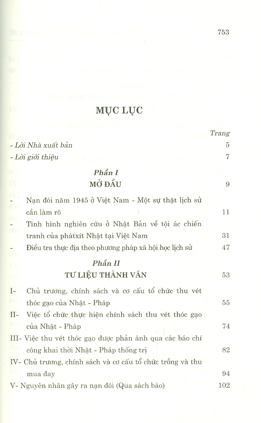 NẠN ĐÓI NĂM 1945 Ở VIỆT NAM - Những Chứng Tích Lịch Sử (Bản in năm 2022)