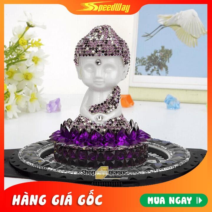 - Nước Hoa Ô Tô Tượng Phật Đính Pha Lê