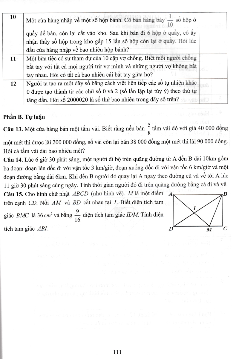 ÔN LUYỆN THI VÀO LỚP 6 CHẤT LƯỢNG CAO MÔN TOÁN_EDU