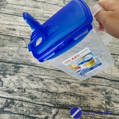 Bình Đựng Nước LocknLock Chất Liệu Nhựa PP, Nắp Có Gioăng Silicone - 2L - Hàng Chính Hãng