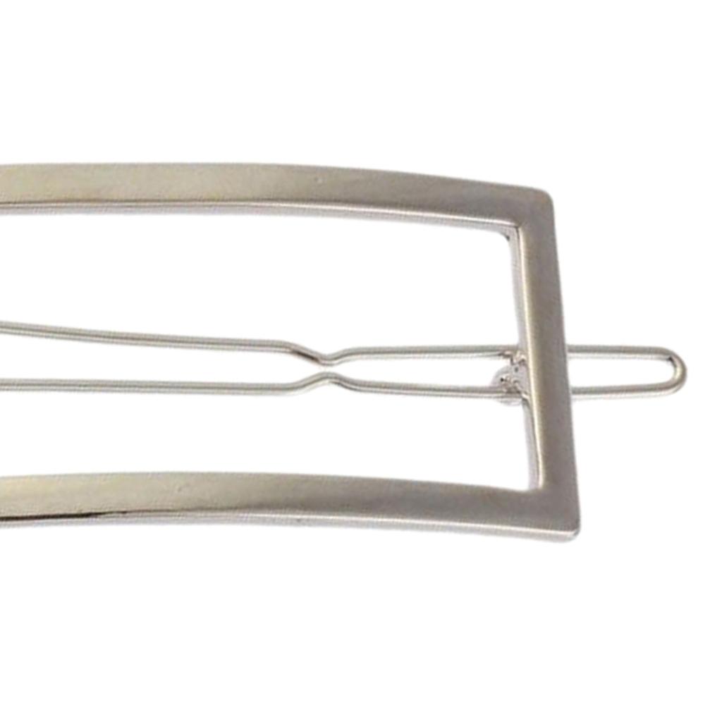 Metal Geometric Hollow Barrette Hair Clips Hairpins Barrettes Hair Clips For
