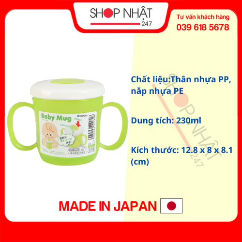 Cốc Tập Uống Có Tay Cầm - Nội Địa Nhật Bản