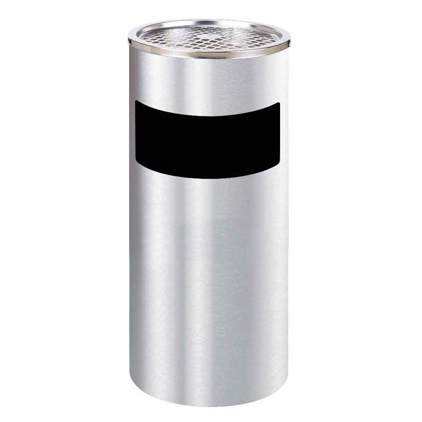 Thùng Rác Inox Gạt Tàn Thuốc - Ø300 X 610H