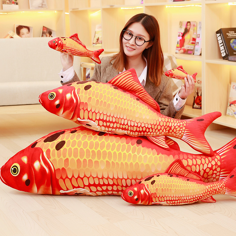 Thú Bông Hình Cá Koi 3d, Cá Chép 3d Dễ Thương Siêu Thật  Gối Ôm Cá Koi 3d, Cá Chép 3d Độc Đáo, Mềm Mịn, Hàng Xịn Cao Cấp
