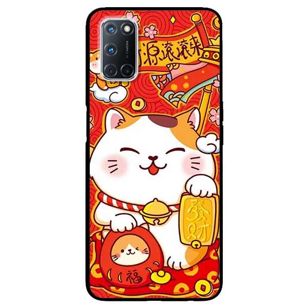 Ốp lưng dành cho Oppo A52 - A72 - A92 - Mèo Thần Tài