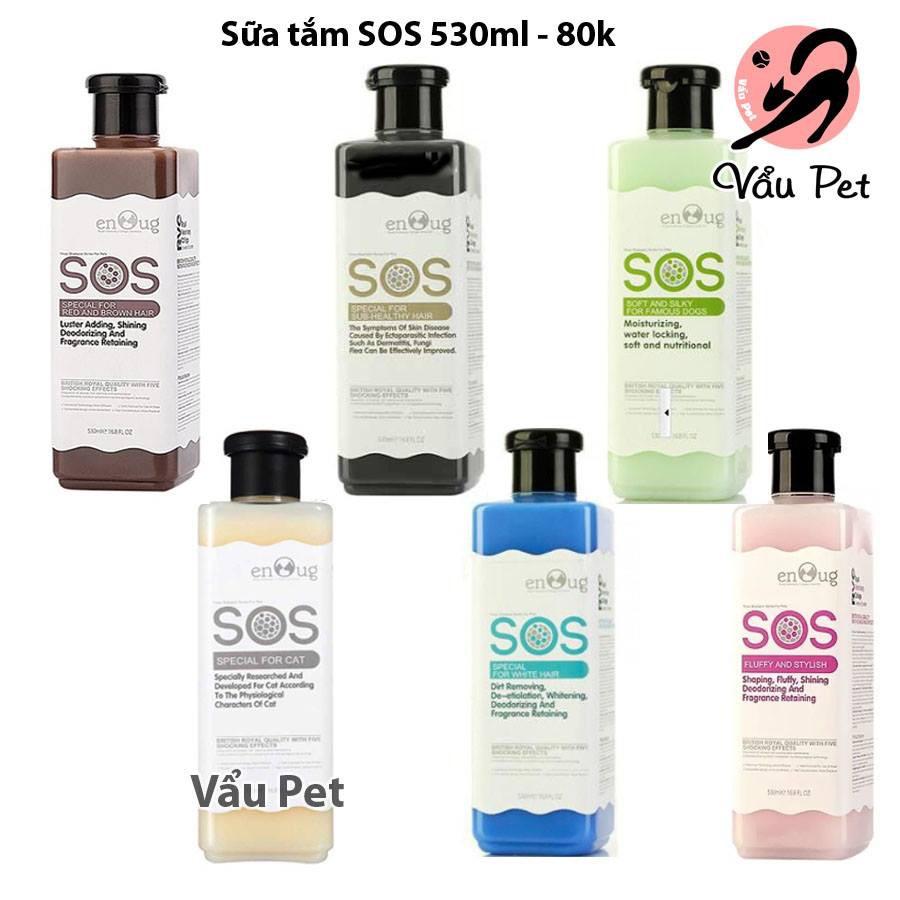 Sữa tắm cho chó mèo SOS 530ml