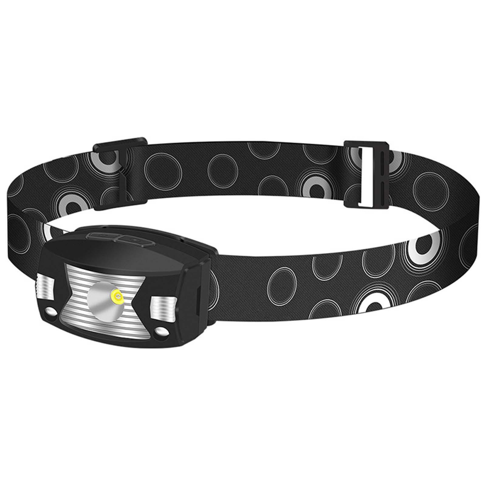 Head Lights Adjustable Head Torch Headlight Flashlight Light Rechargeable Head Modes for Adults Jogging Kids Fishing Biking