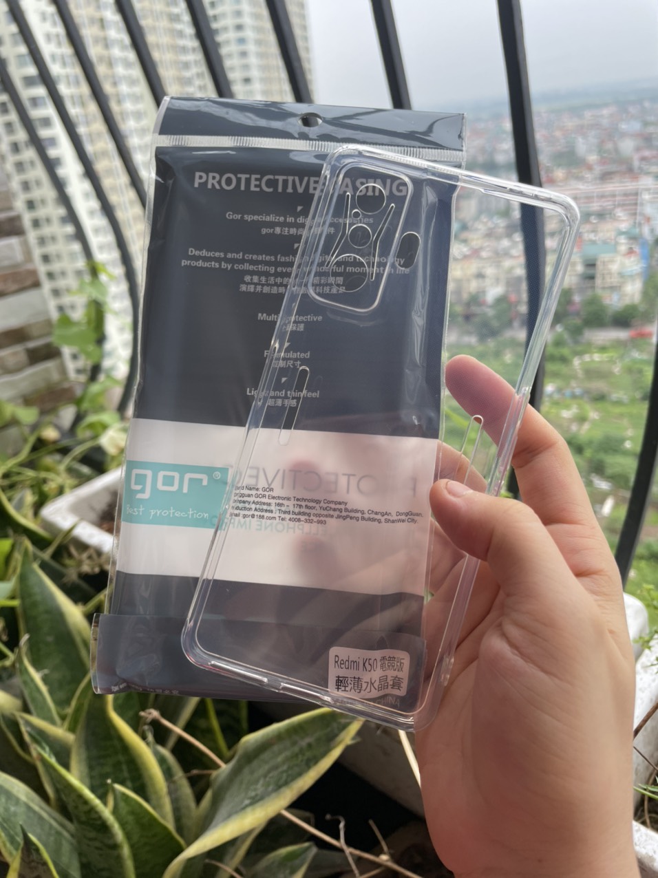 Ốp lưng silicon cho Xiaomi Redmi K50 Gaming Edition dẻo Gor Bảo vệ camera trong suốt Hàng nhập khẩu