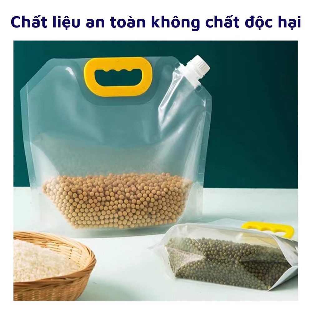 Túi Bảo Quản Thực Phẩm Peva Cao Cấp - Túi đựng thực phẩm, đồ khô, nước và dung dịch - An toàn, tái sử dụng nhiều lần