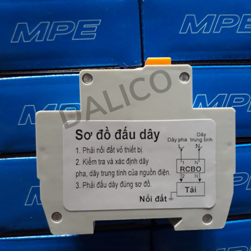 CB chống giật  2P chính hãng MPE,giải pháp an toàncho các thiết bị trong gia đình nhà bạn