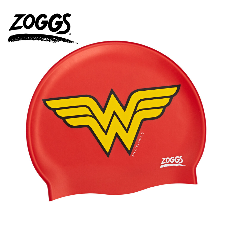 Nón bơi bé gái Zoggs Wonder Woman Silicone - 382408