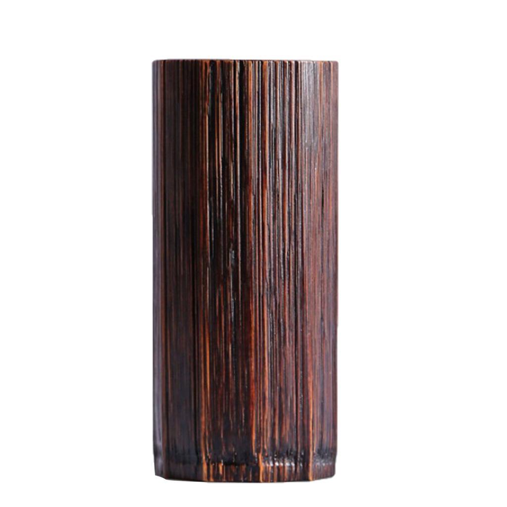 Japanese Style Bamboo Flower Vase Antique DIY Hydroponics Plant Vase