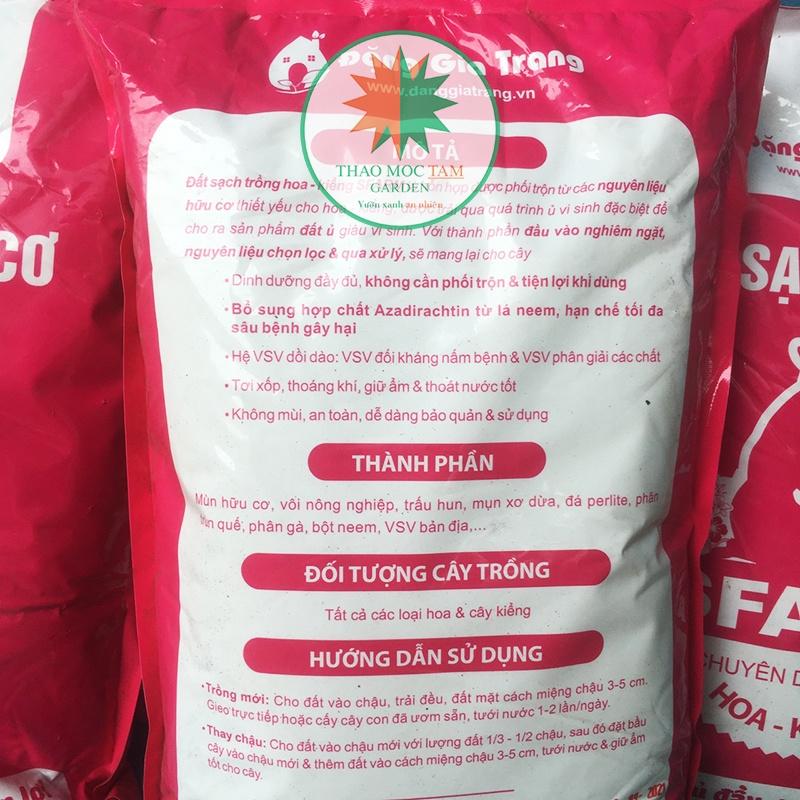 Đất Sạch Hữu Cơ Trồng Hoa, Cây Kiểng SFARM Bao 20dm3 – Dinh dưỡng đủ đầy trồng cây tiện lợi