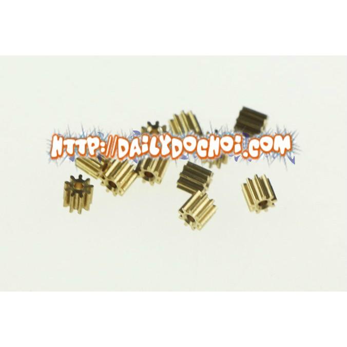 Bánh răng 9 răng trục 1mm nối trục động cơ
